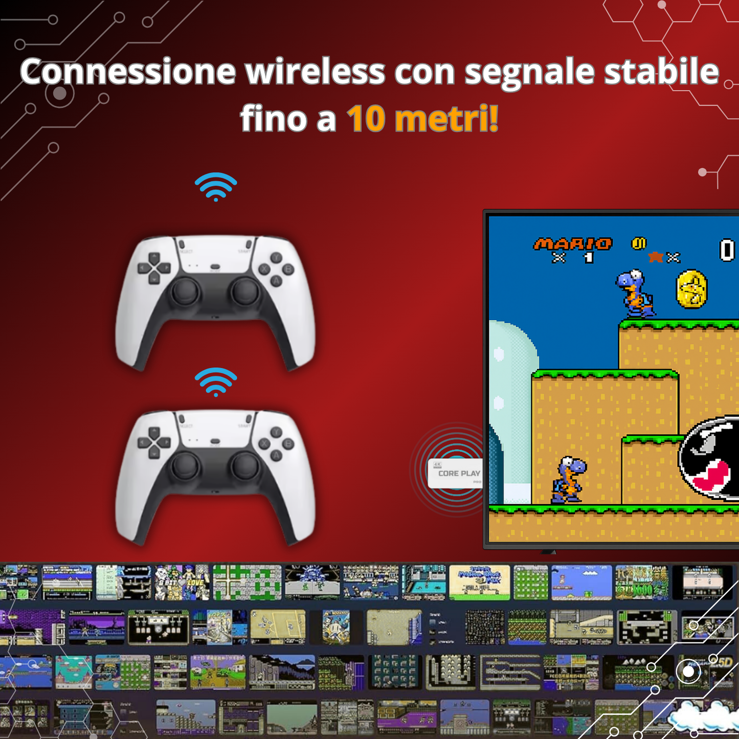 GameClassici Stick™ | 30.000 giochi leggendari in un’unica stick potente