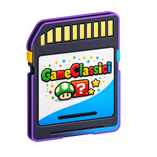 GameLetto Pro | (Opzionale) Scheda SD Premium con oltre (40.000+ ) Giochi Extra
