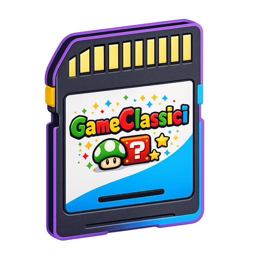 GameLetto Pro | (Opzionale) Scheda SD Premium con oltre (40.000+ ) Giochi Extra